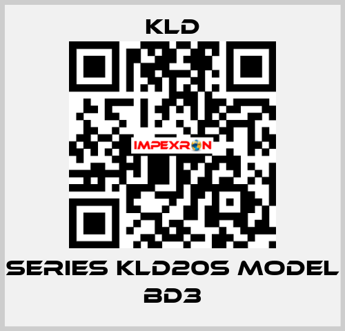 Series KLD20S Model BD3 KLD