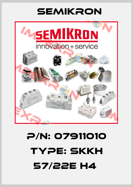 P/N: 07911010 Type: SKKH 57/22E H4  Semikron