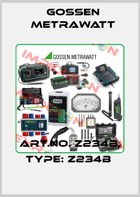 Art.No. Z234B, Type: Z234B  Gossen Metrawatt