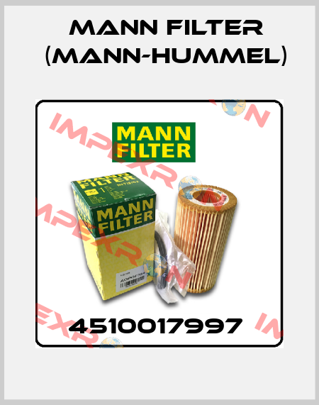 4510017997  Mann Filter (Mann-Hummel)