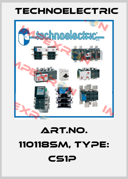 Art.No. 110118SM, Type: CS1P  Technoelectric
