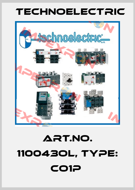 Art.No. 110043OL, Type: CO1P  Technoelectric