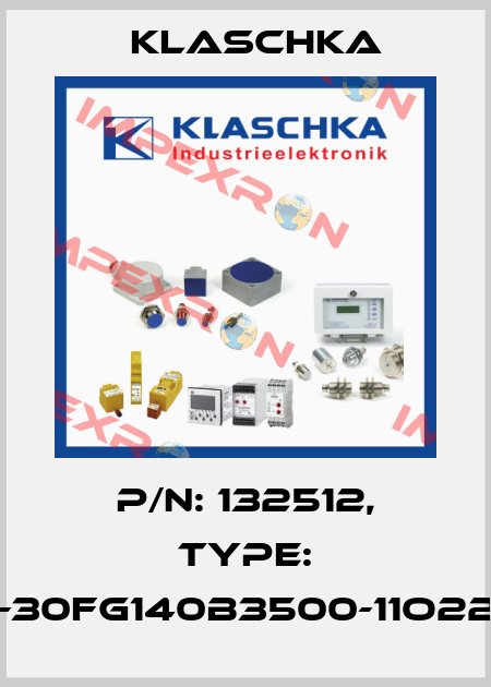 P/N: 132512, Type: AAD-30fg140b3500-11o22Se1C Klaschka