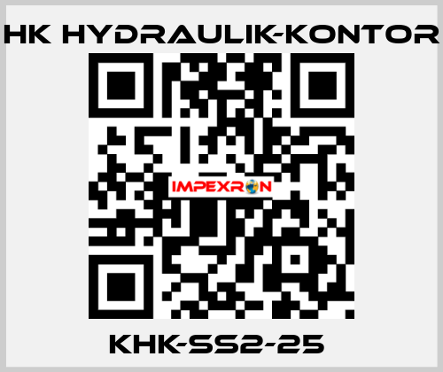  KHK-SS2-25  HK HYDRAULIK-KONTOR