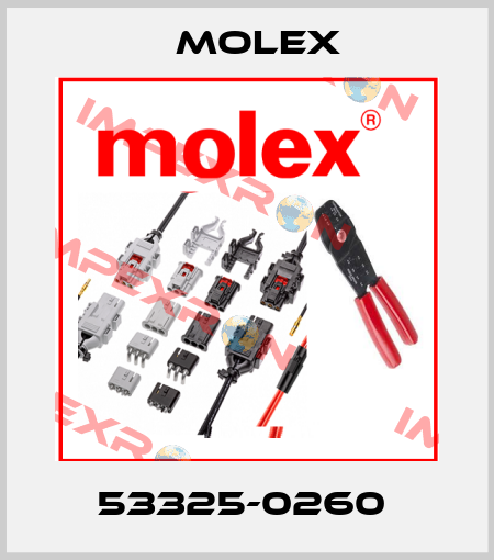 53325-0260  Molex
