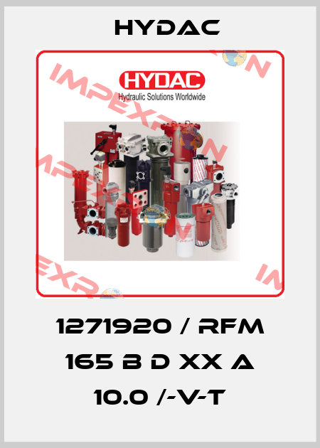 1271920 / RFM 165 B D XX A 10.0 /-V-T Hydac