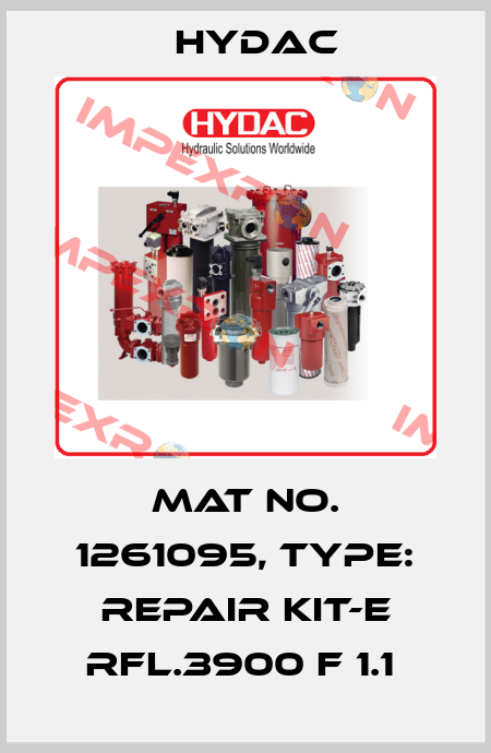 Mat No. 1261095, Type: REPAIR KIT-E RFL.3900 F 1.1  Hydac