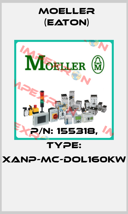 P/N: 155318, Type: XANP-MC-DOL160KW  Moeller (Eaton)