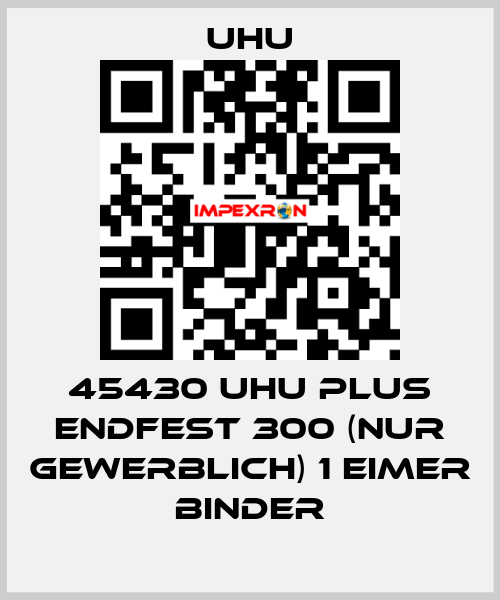 45430 UHU plus endfest 300 (NUR GEWERBLICH) 1 Eimer Binder UHU