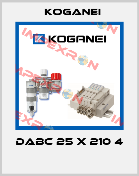 DABC 25 X 210 4  Koganei