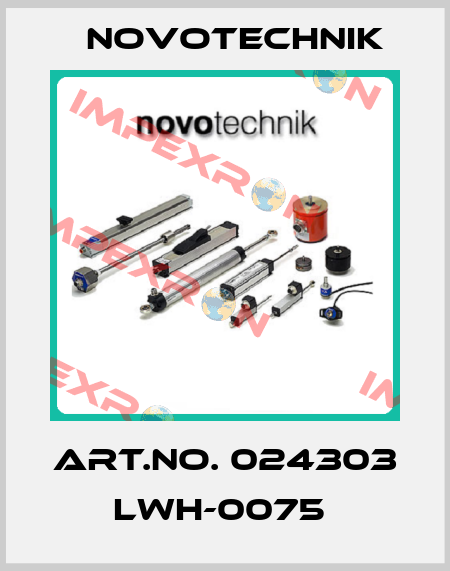 ART.NO. 024303 LWH-0075  Novotechnik