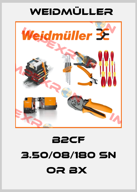 B2CF 3.50/08/180 SN OR BX  Weidmüller