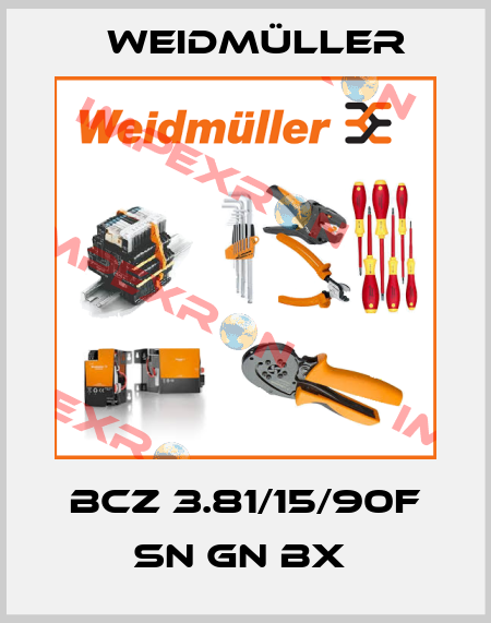 BCZ 3.81/15/90F SN GN BX  Weidmüller