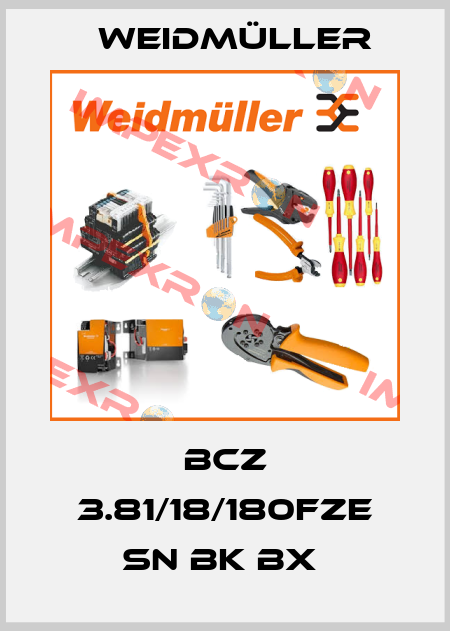 BCZ 3.81/18/180FZE SN BK BX  Weidmüller