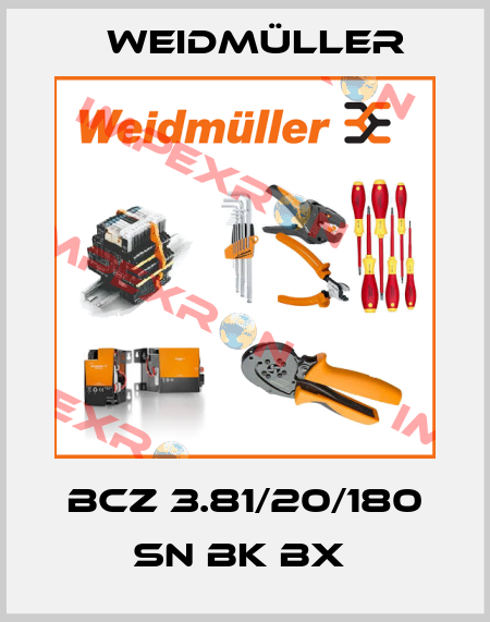 BCZ 3.81/20/180 SN BK BX  Weidmüller
