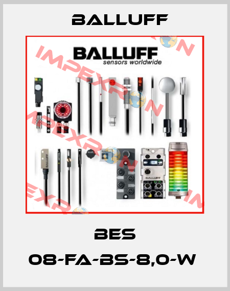 BES 08-FA-BS-8,0-W  Balluff