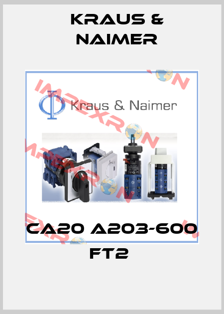 CA20 A203-600 FT2  Kraus & Naimer