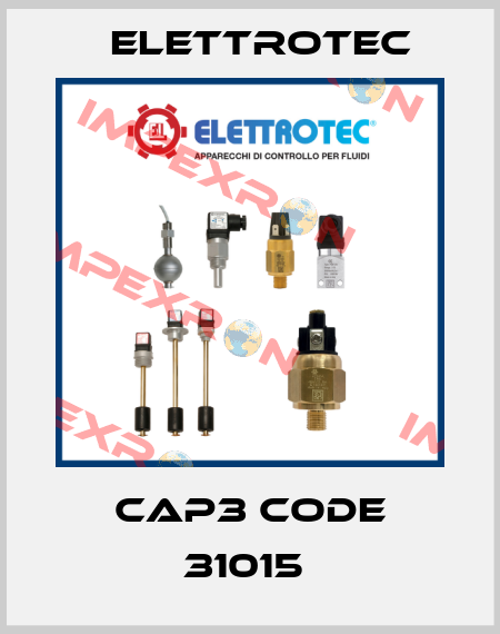 CAP3 CODE 31015  Elettrotec