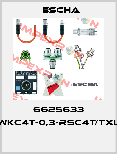 6625633 WKC4T-0,3-RSC4T/TXL  Escha