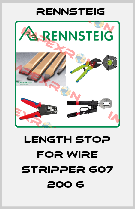 LENGTH STOP FOR WIRE STRIPPER 607 200 6  Rennsteig