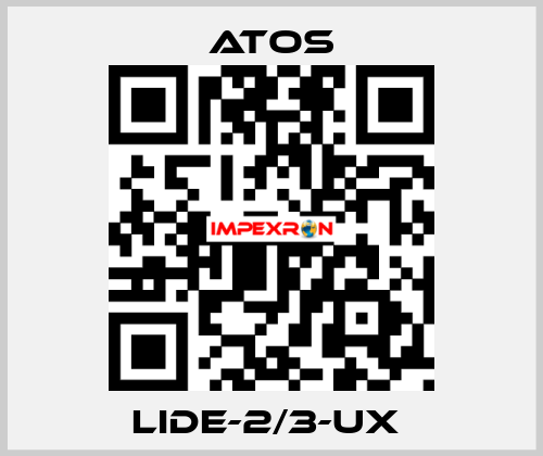 LIDE-2/3-UX  Atos