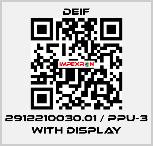 2912210030.01 / PPU-3 with display Deif