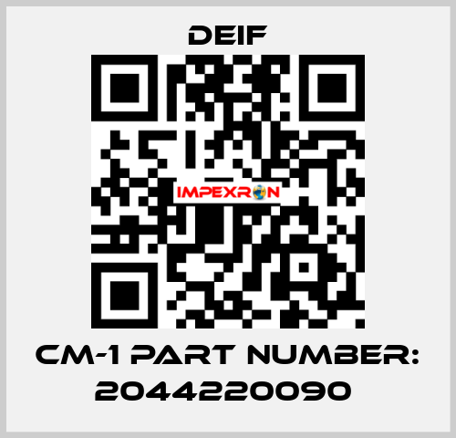 CM-1 part number: 2044220090  Deif