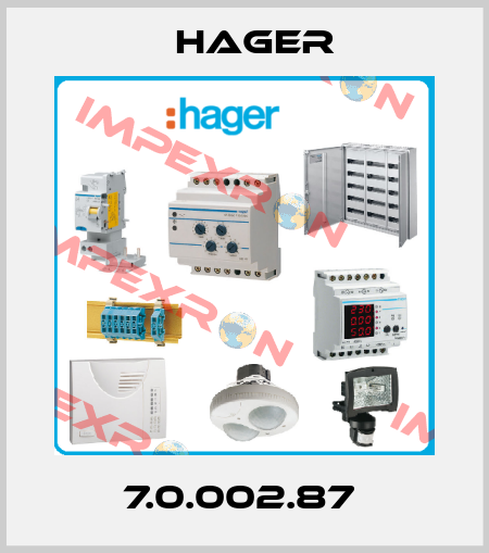 7.0.002.87  Hager