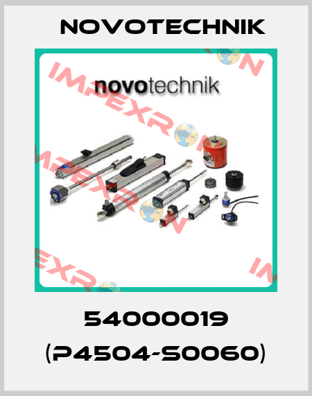 54000019 (  P4504-S0060 ) Novotechnik