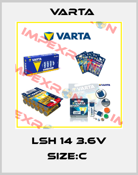 LSH 14 3.6V SIZE:C  Varta