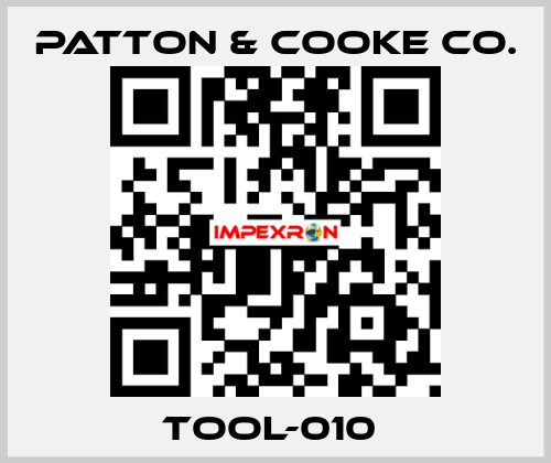 TOOL-010  Patton & Cooke Co.