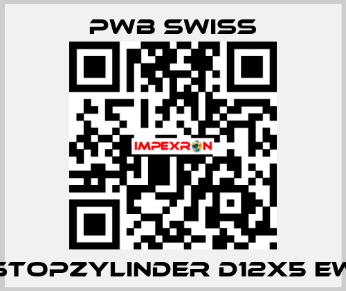 Stopzylinder D12x5 EW PWB Swiss