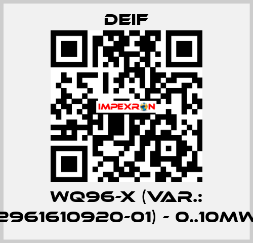 WQ96-x (Var.: 2961610920-01) - 0..10MW Deif