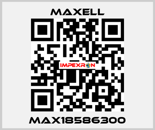 max18586300 MAXELL