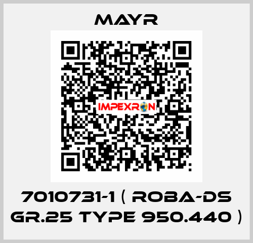 7010731-1 ( ROBA-DS Gr.25 Type 950.440 ) Mayr