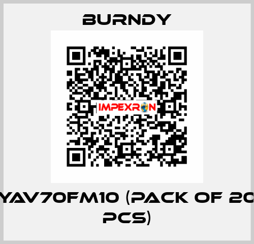 YAV70FM10 (Pack of 20 pcs) Burndy