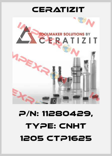 P/N: 11280429, Type: CNHT 1205 CTP1625 Ceratizit