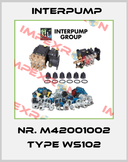 Nr. M42001002 Type WS102 Interpump