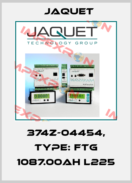 374z-04454, Type: FTG 1087.00AH L225 Jaquet