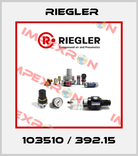 103510 / 392.15 Riegler
