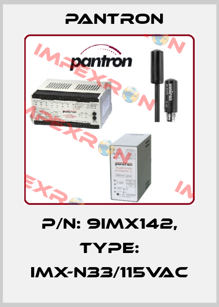 p/n: 9IMX142, Type: IMX-N33/115VAC Pantron