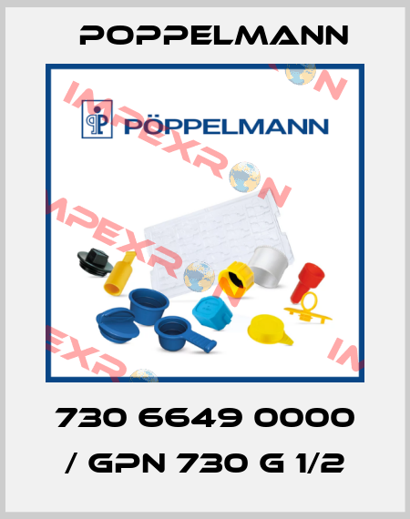 730 6649 0000 / GPN 730 G 1/2 Poppelmann
