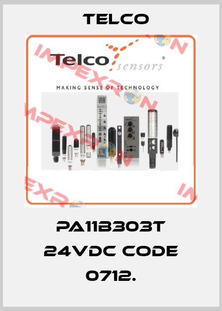 PA11B303T 24VDC CODE 0712. Telco