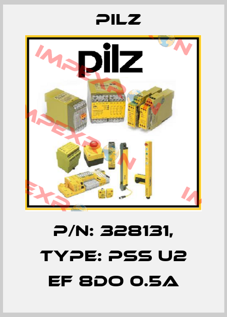 p/n: 328131, Type: PSS u2 EF 8DO 0.5A Pilz