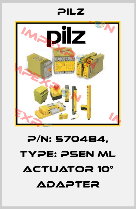 p/n: 570484, Type: PSEN ml actuator 10° adapter Pilz
