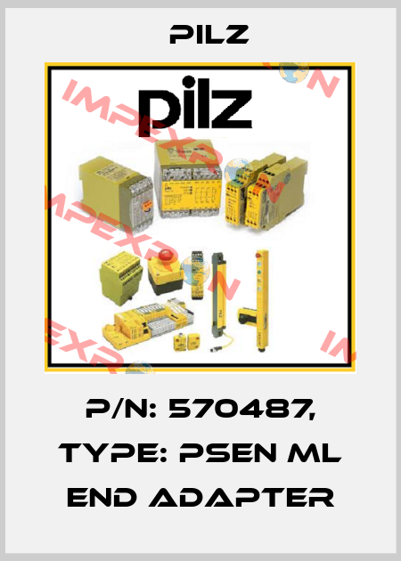 p/n: 570487, Type: PSEN ml end adapter Pilz