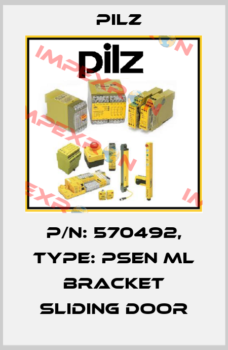 p/n: 570492, Type: PSEN ml bracket sliding door Pilz