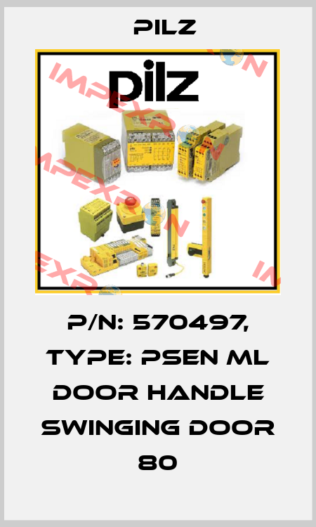p/n: 570497, Type: PSEN ml door handle swinging door 80 Pilz