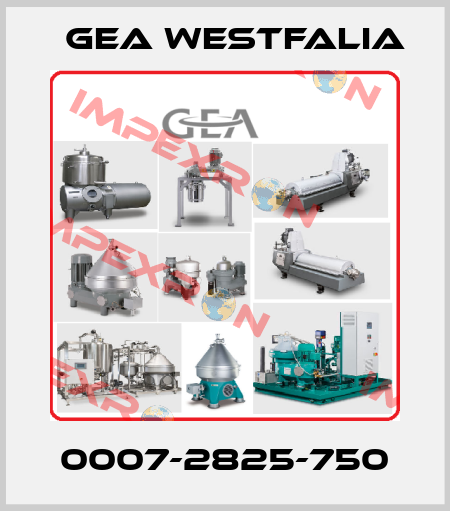 0007-2825-750 Gea Westfalia