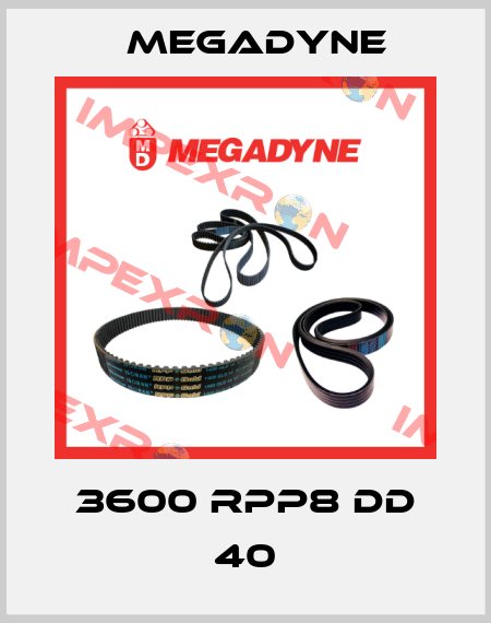 3600 RPP8 DD 40 Megadyne
